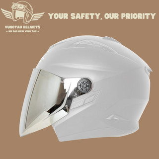 Kính chắn mũ bảo hiểm 3/4 zeus 205 / zeus 613b - vungtau helmets - mũ bảo hiểm chính hãng vũng tàu