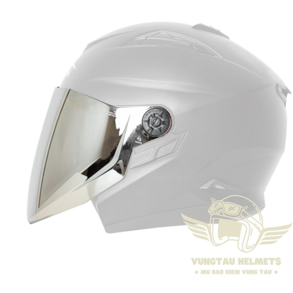 Kính chắn nón bảo hiểm 3/4 Zeus 205 & Zeus 613B (Không bao gồm nón) - VungTau Helmets - Nón bảo hiểm chính hãng Vũng Tàu