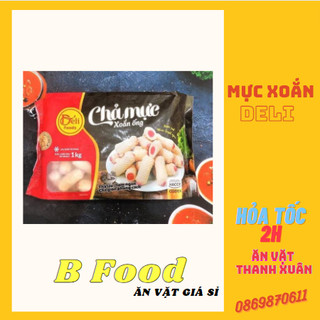 Chả mực xoắn ống Deli