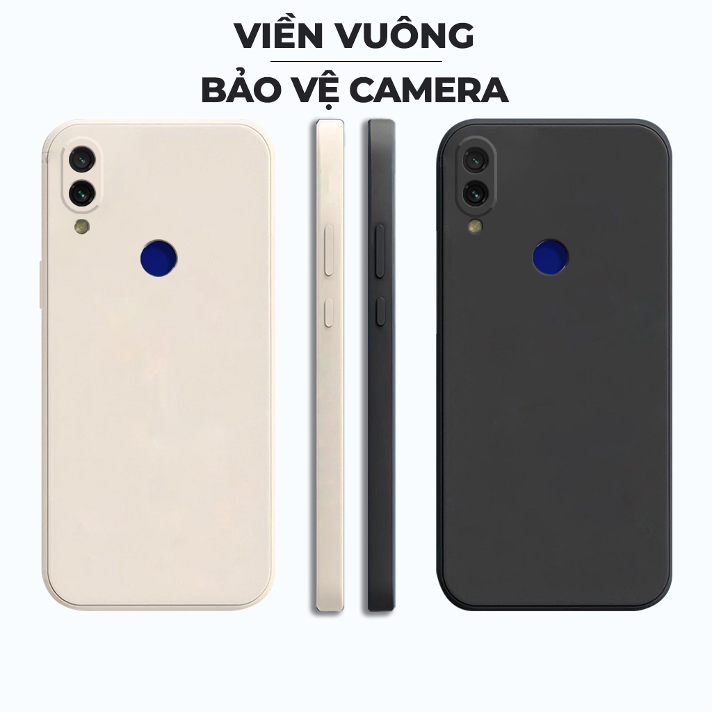 Ốp lưng Xiaomi Redmi Note 5/5 Pro , Note 6, Note 7, Redmi 7, Mi A2 cạnh vuông, viền vuông, dẻo mềm mịn