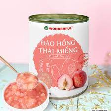 Đào hồng thái miếng Wonderful lon 850g