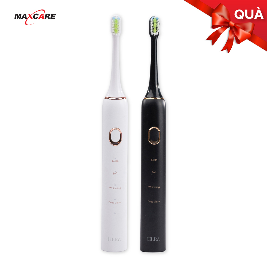 [Quà Tặng] Bàn Chải Điện Maxcare Hera Whitening SE Nhật Bản Công Nghệ Sóng Âm Sonic