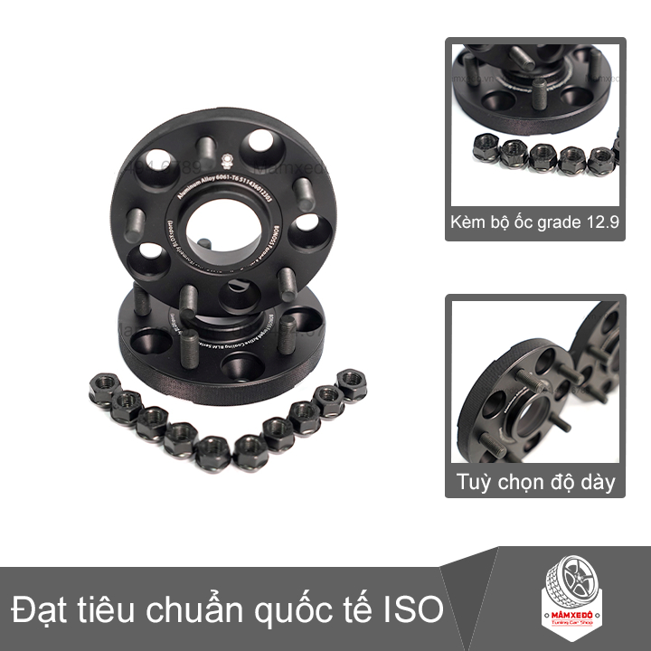 Spacer cho xe Toyota, Lexus PCD: 5x114.3 CB: 60.1mm