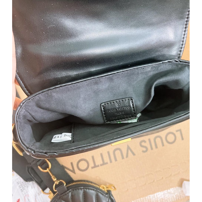 Túi LV set đôi kèm ví tròn hàng 2 bõ sang xịn sẵn 2 màu