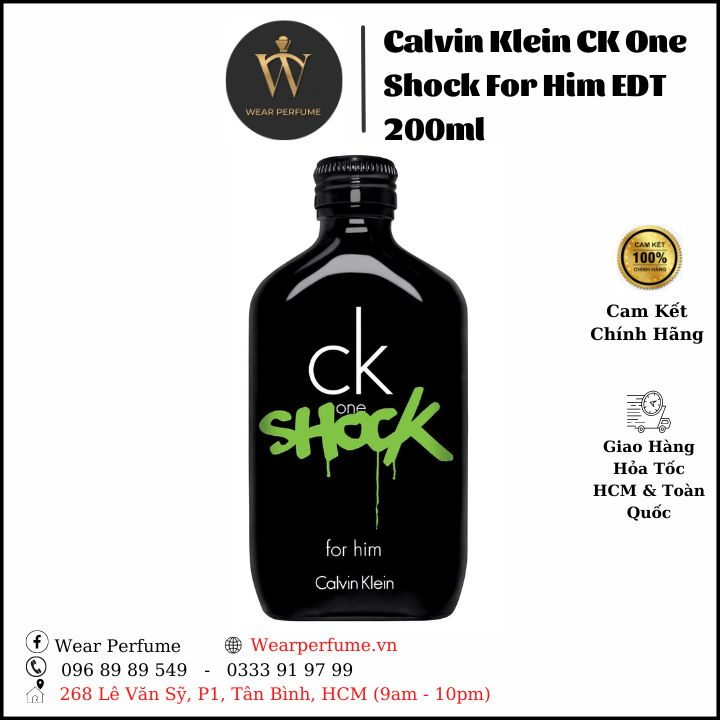 Nước Hoa nam Calvin Klein CK One Shock For Him EDT