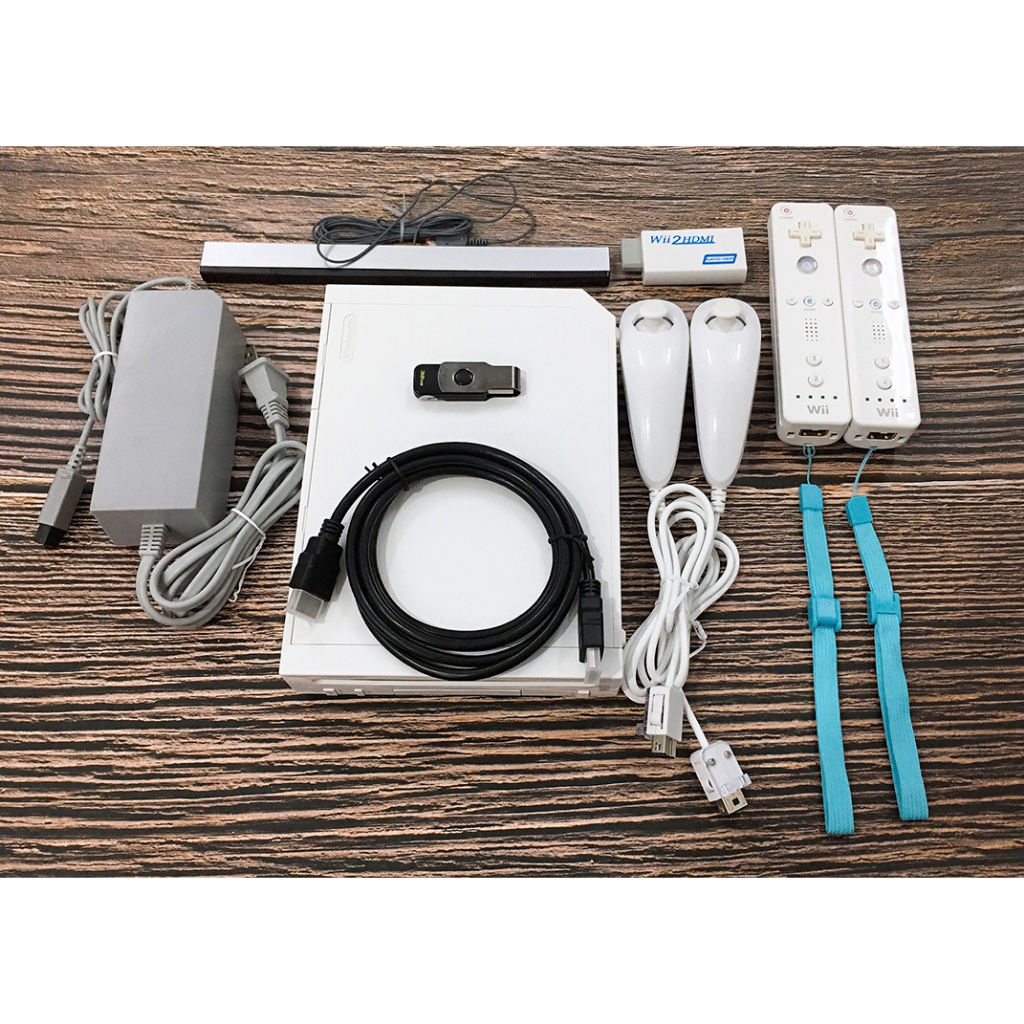 Bộ máy Wii thanh lý cho các gia đình trải nghiệm, 2 remote, chuyển HDMI, ổ cứng 320GB