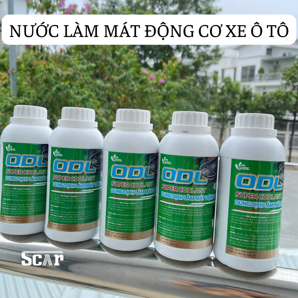 Nước Làm Mát Động Cơ Ô Tô Xe Máy ODL Chai 500ml Công Nghệ Đức