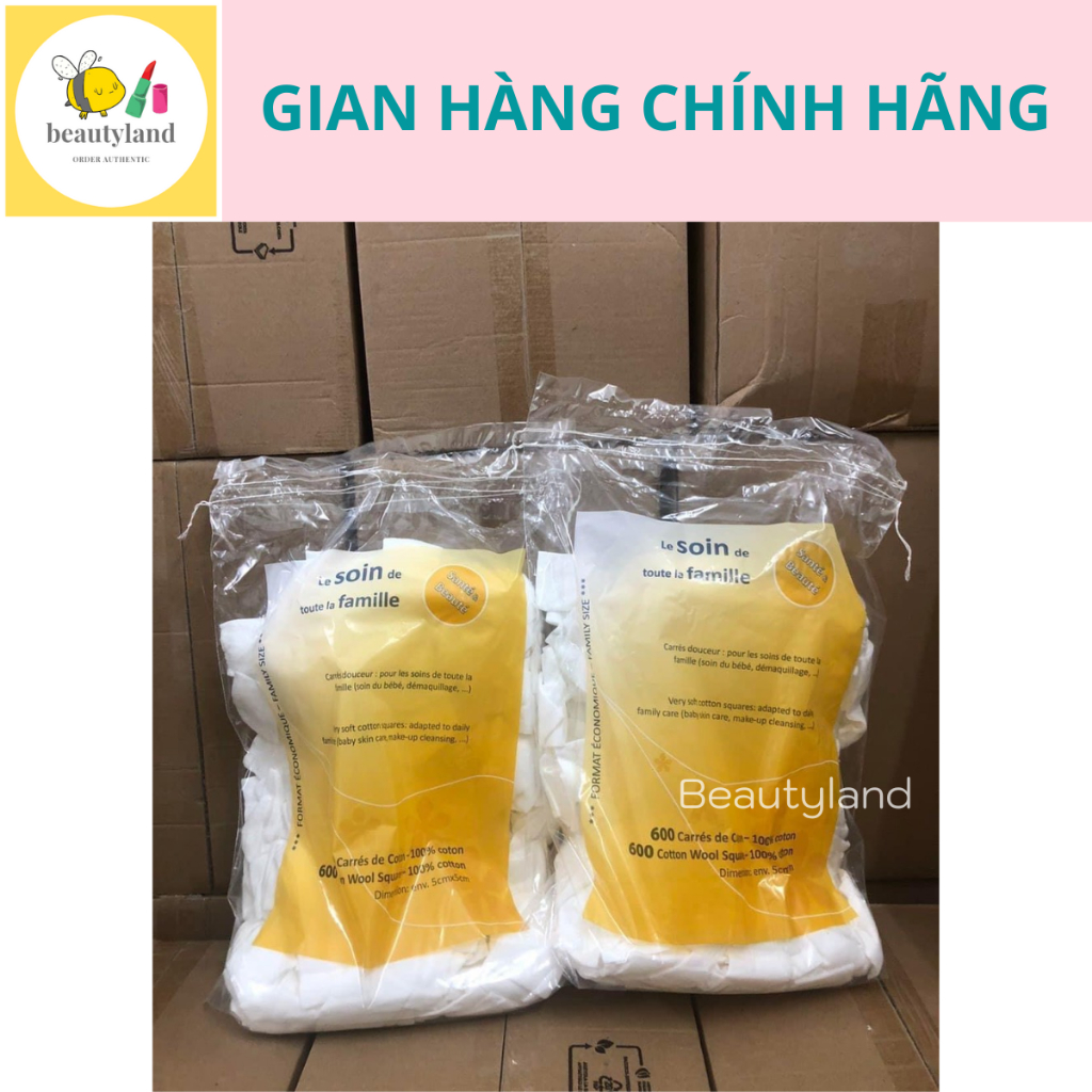 Bông Tẩy Trang Pháp Bản Đặc Biệt 600 Miếng