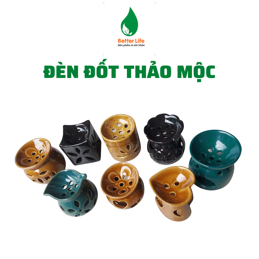 Đèn xông tinh dầu đốt bằng nến tealight mẫu chiếc lá – Better Life