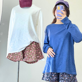 Set đồ nữ tay dài xược quần đùi hoa kaki thời trang ANHSTORE , Bộ đồ nữ dạo phố thời trang