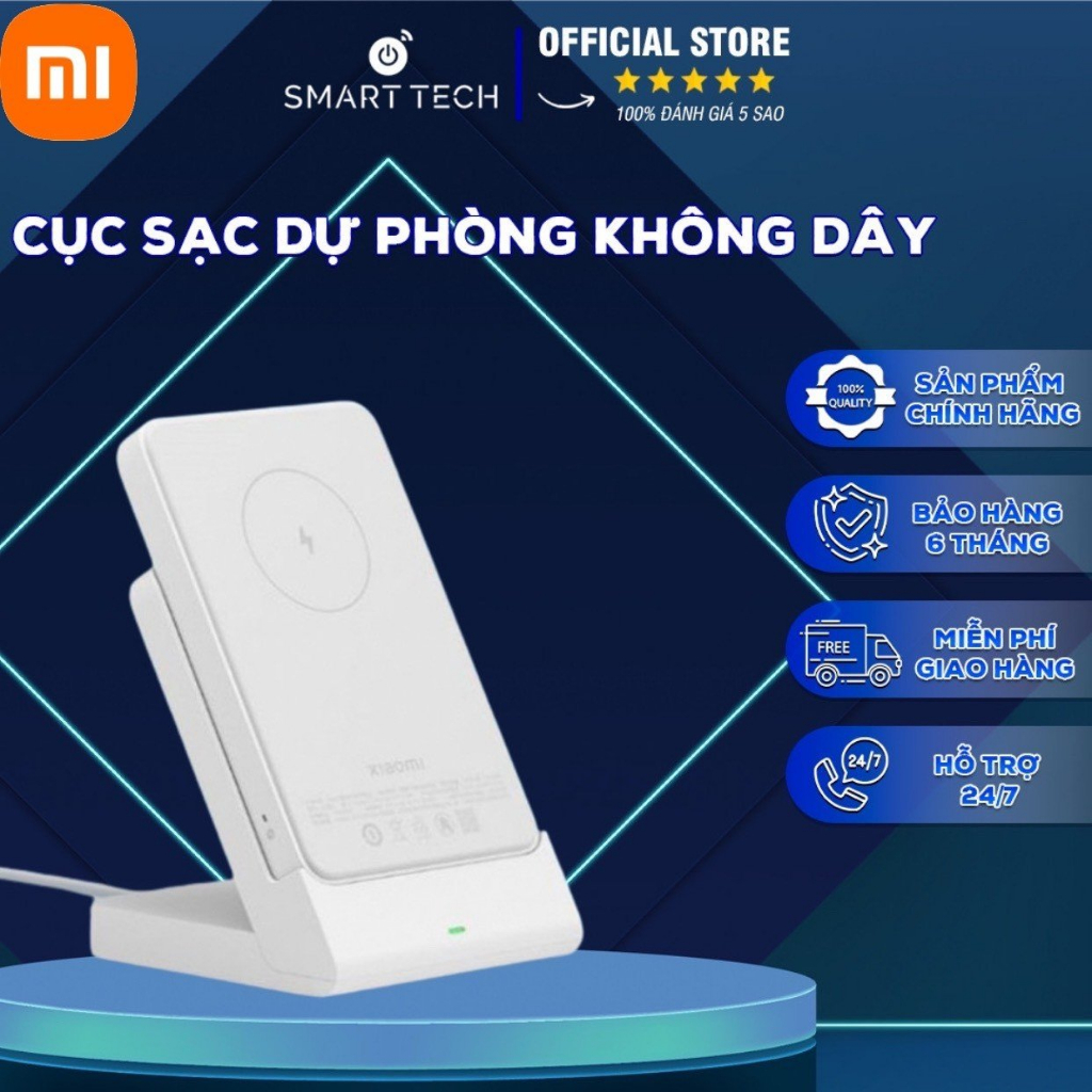 Cục Sạc Dự Phòng Không Dây Chính Hãng 5000mAh Có Thể Tách Rời