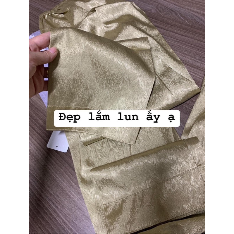 Bộ Ngủ Lụa Xước Dài Tay, Bộ Ngủ Lụa Nữ