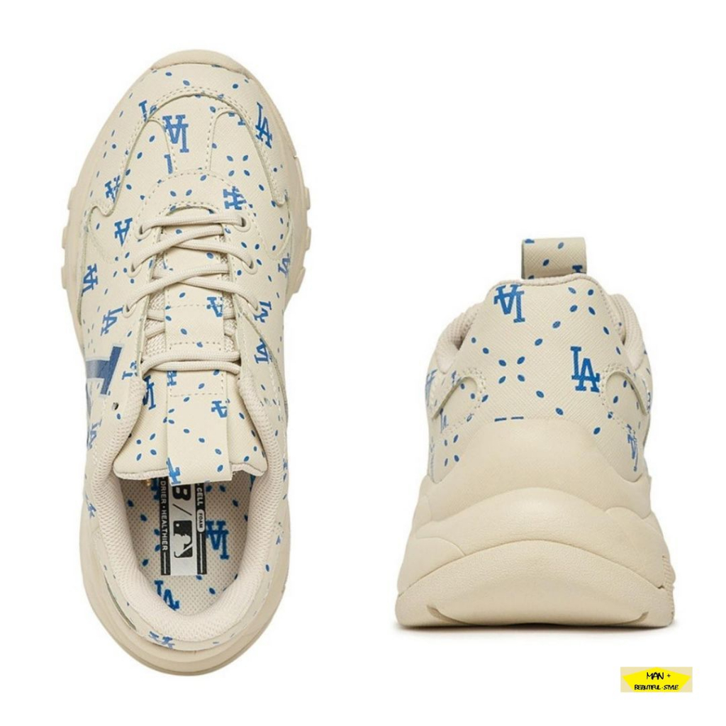 Giày MLB BigBall Chunky Saffiano Diamond bộ 3 màu cực hot 2023, MLB chunky LA, NY, Boston, full box, túi giấy gói