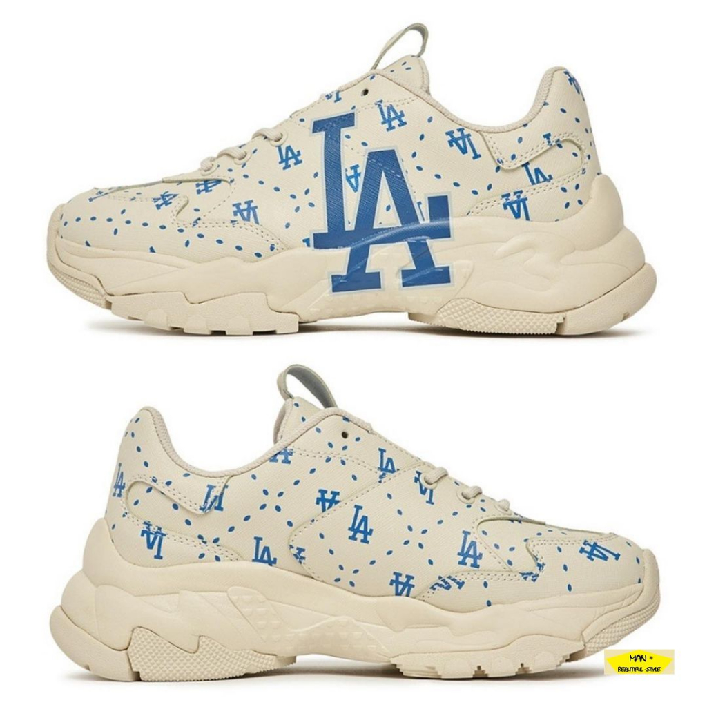 Giày MLB BigBall Chunky Saffiano Diamond bộ 3 màu cực hot 2023, MLB chunky LA, NY, Boston, full box, túi giấy gói