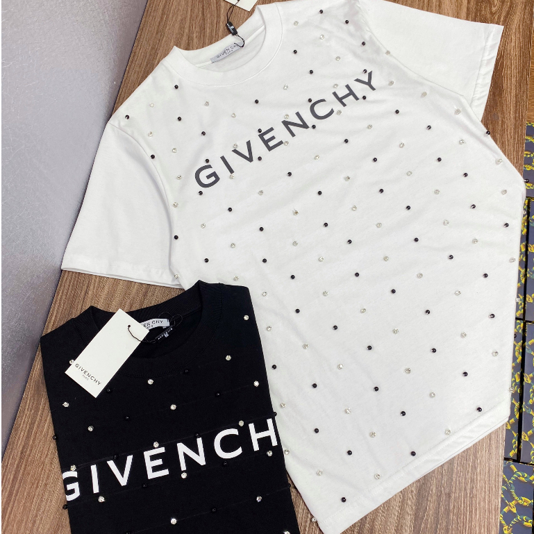 Áo Phông Nam GVC Đính Đá Phối Thêu Không Bong Cực Chiến - Áo Thun Nam Nữ GVC