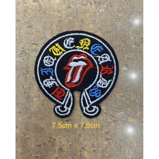 Sticker logo thêu lưỡi đỏ gucci ủi nhiệt