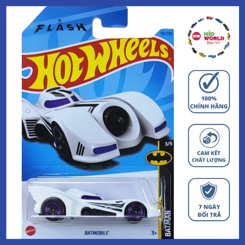 Xe mô hình Hot Wheels basic Batman Batmobile HKJ74.