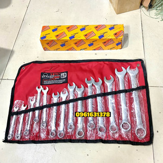Bộ cờ Lê (cle )8-24 YEII 14 CHI TIẾT ( USA STANDARD ) khóa vòng miệng