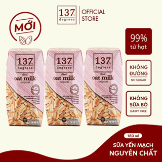 SỮA HẠT YẾN MẠCH NGUYÊN CHẤT 137 DEGREES 180ml