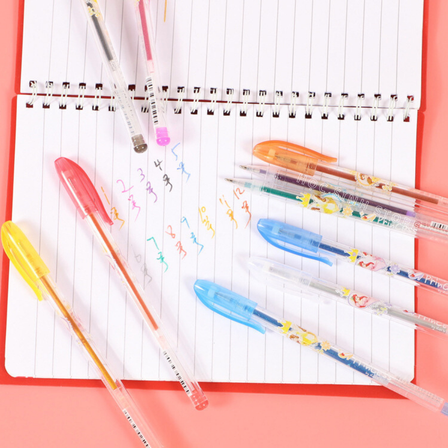 Bộ 8 Cây Bút Gel Nhũ CQ901-8 Chất Liệu An Toàn, Màu Mực Tươi Sáng - Học Sinh Store