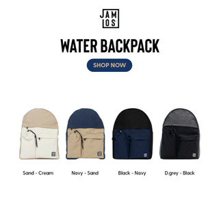 Jamlos Water Back - Balo vải canvas thời trang đi học đi làm nhiều ngăn đựng bình nước vừa laptop 14inch A4