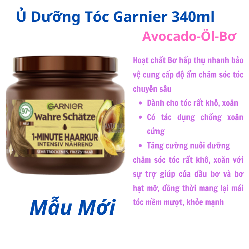 Kem ủ tóc Garnier Wahre schätze –  Pháp