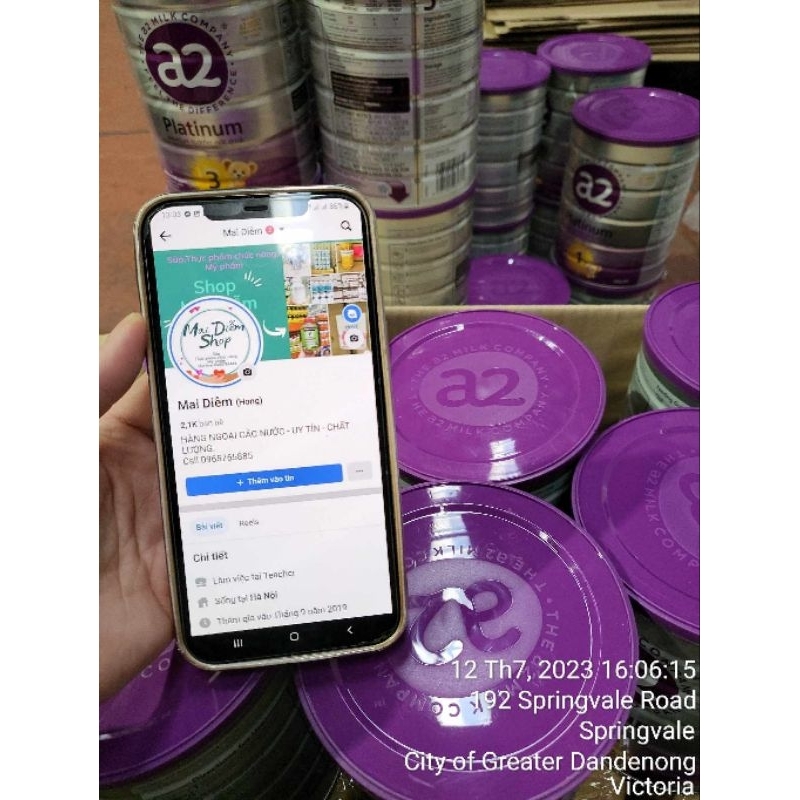 SỮA A2 PLATINUM  MẪU MỚI DATE T3,4,5,6,7/2025