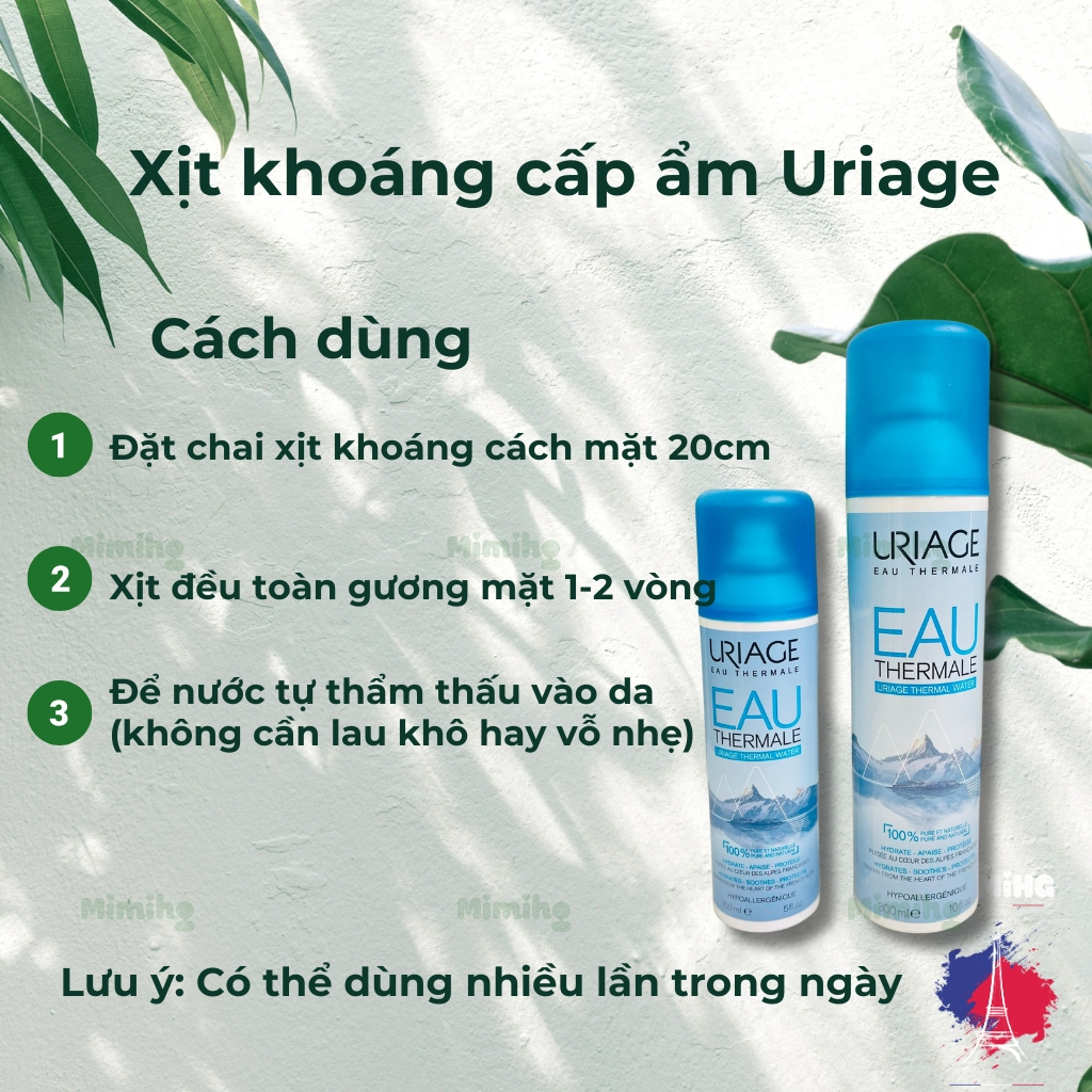 Xịt khoáng Uriage chuẩn Pháp_MiMi HG