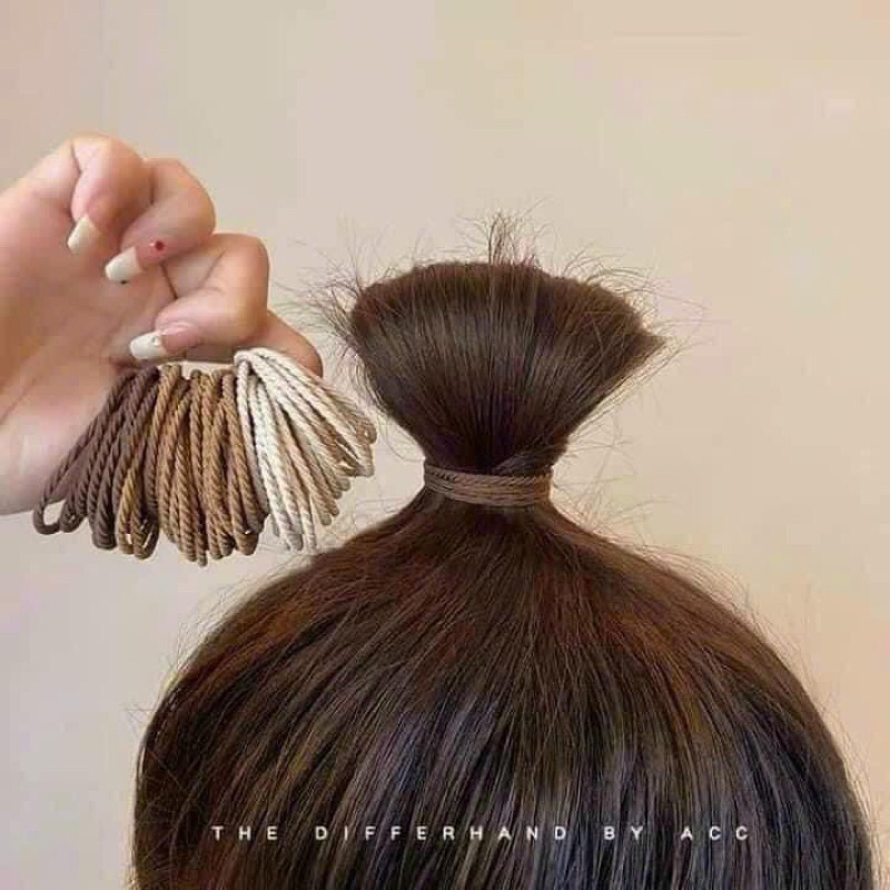 Ống 100 Dây Buộc Tóc