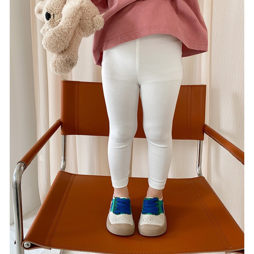 SET 4 Quần Legging Dài Vải Xuất Dư Hàng Hãng Siêu Xin Cho Bé Gái