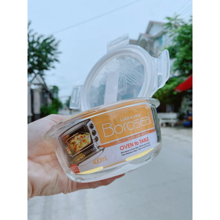 Combo 4 Thố thủy tinh lock&lock 400ml