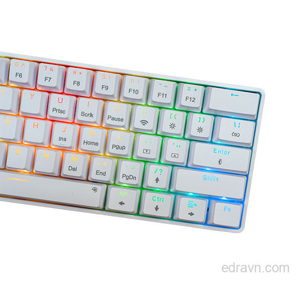 Bàn phím cơ không dây E-Dra EK361W V3 Bluetooth 5.0