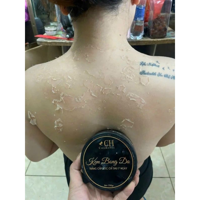 Kem bong da body loại bỏ lớp da chết