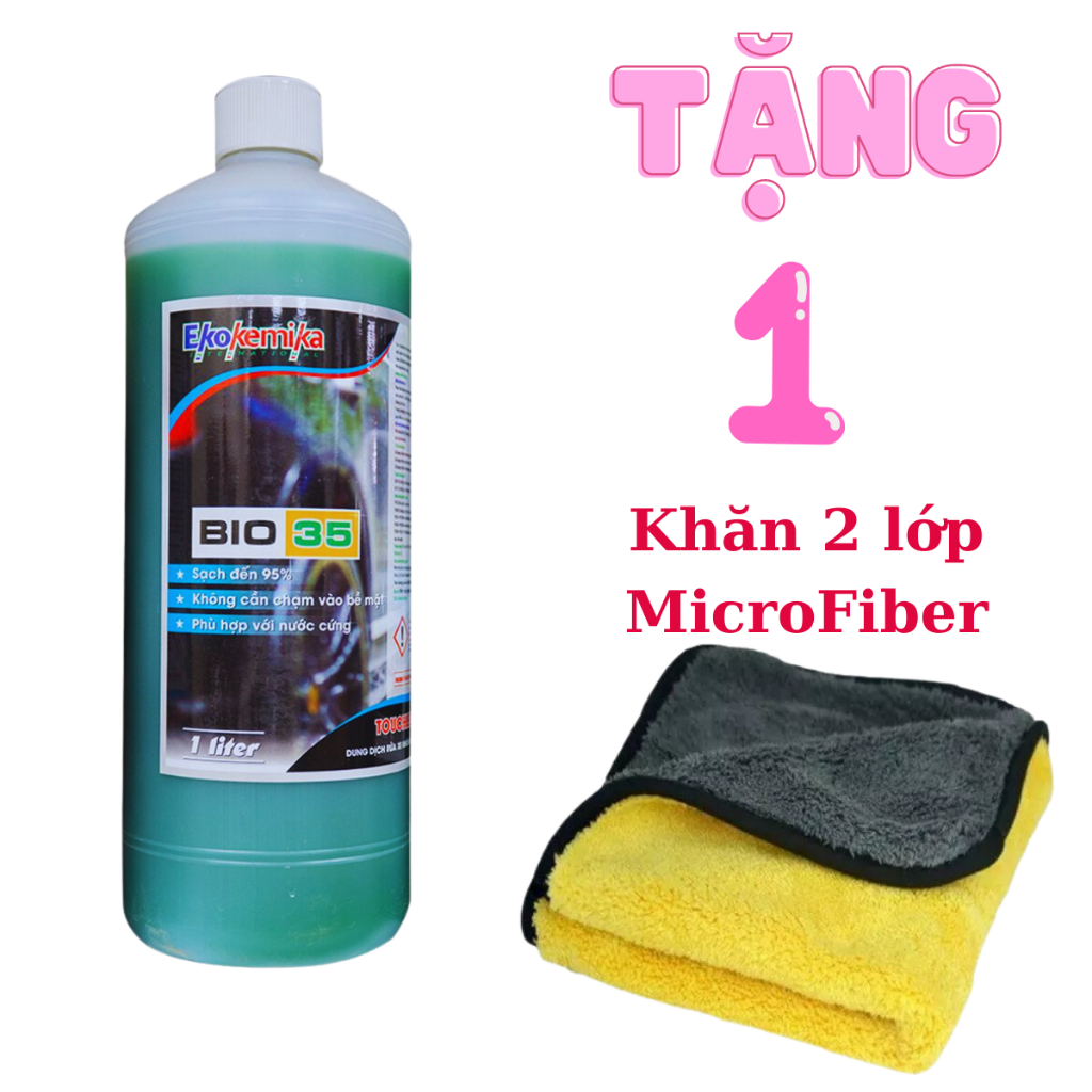 Nước rửa xe không chạm và rửa khoang máy siêu sạch bio 35 - 1l - ảnh sản phẩm 1