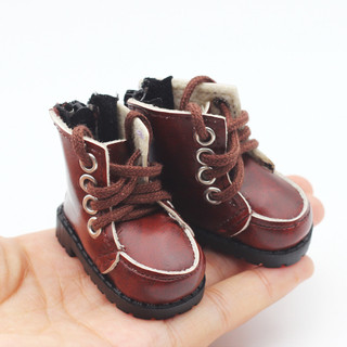 Boot giày cao cổ hầm hố cho doll bông mập béo 20cm