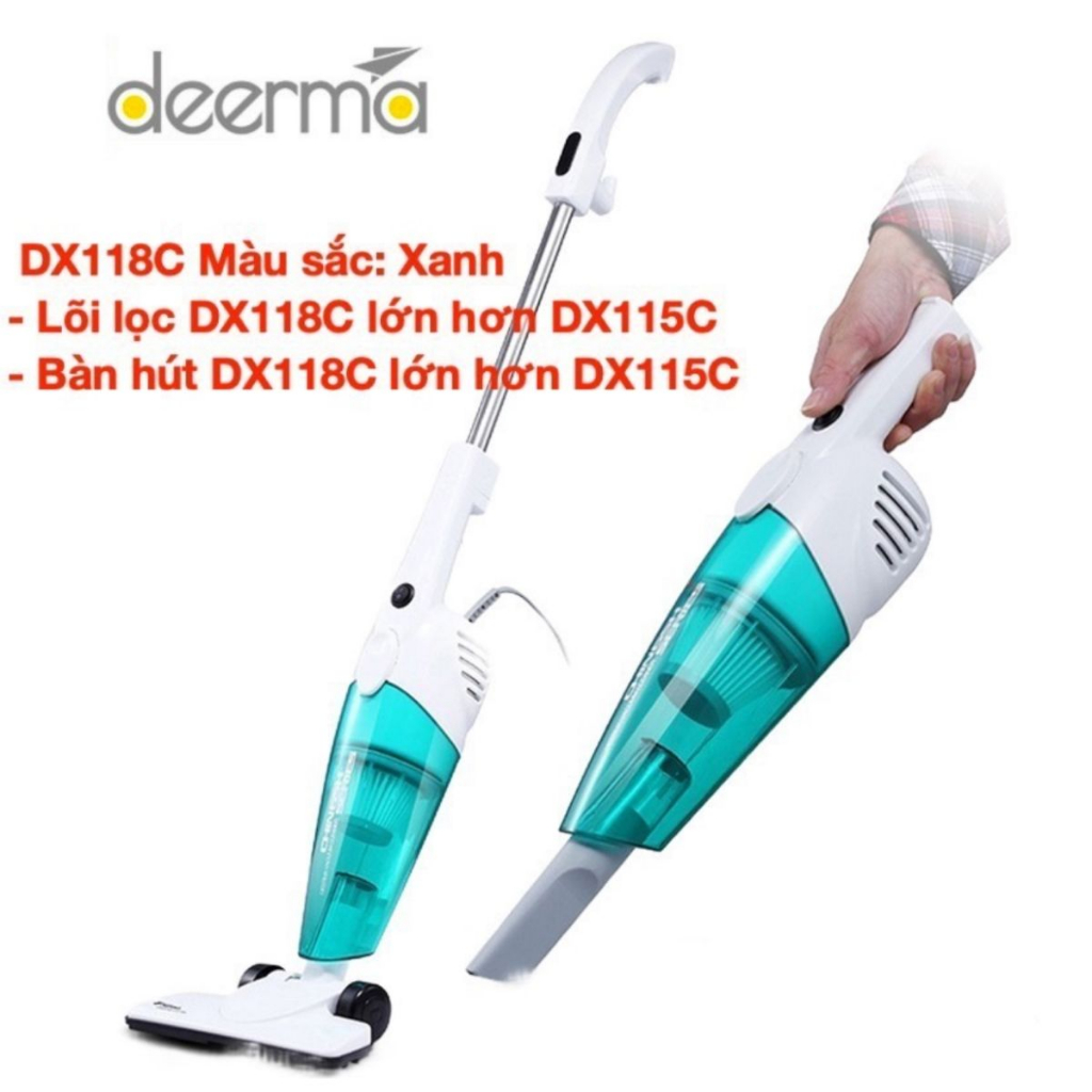 Máy hút bụi cầm tay DX118C  / DX115C  gia đình gia dụng 3 in1 đa năng - Hàng Chính Hãng