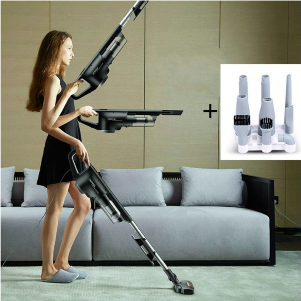 Máy hút bụi cầm tay DX118C  / DX115C  gia đình gia dụng 3 in1 đa năng - Hàng Chính Hãng