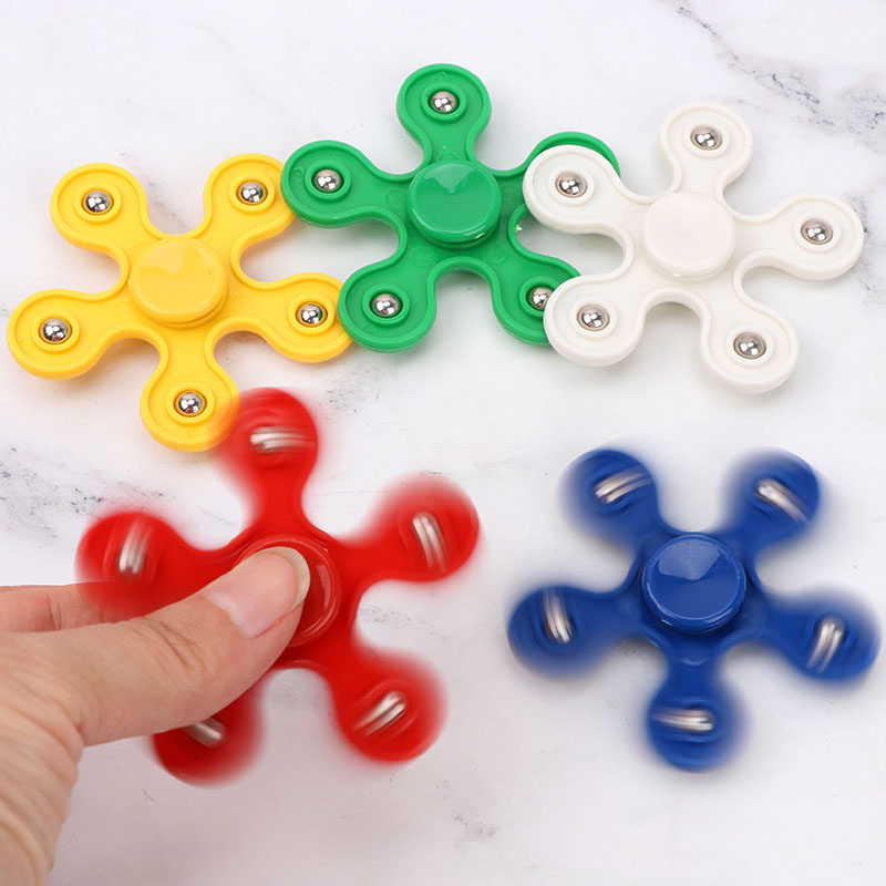 Con Quay Bi Finger Spinner 5 Cánh, Đồ Chơi Tương Tác, Giúp Giảm Stress, Tập Trung Suy Nghĩ Tăng Hiệu Quả Công Việc
