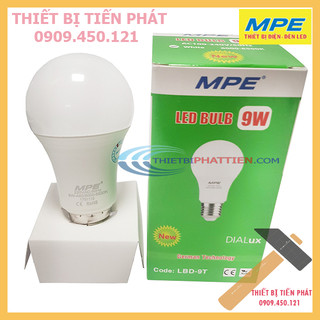 Đèn Led Tiết Kiệm Điện Tròn 9W (Chính Hãng)