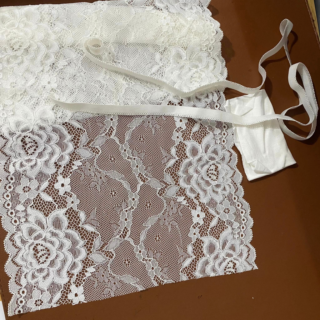 Bộ kit phụ liệu DIY may quần lót ren cơ bản