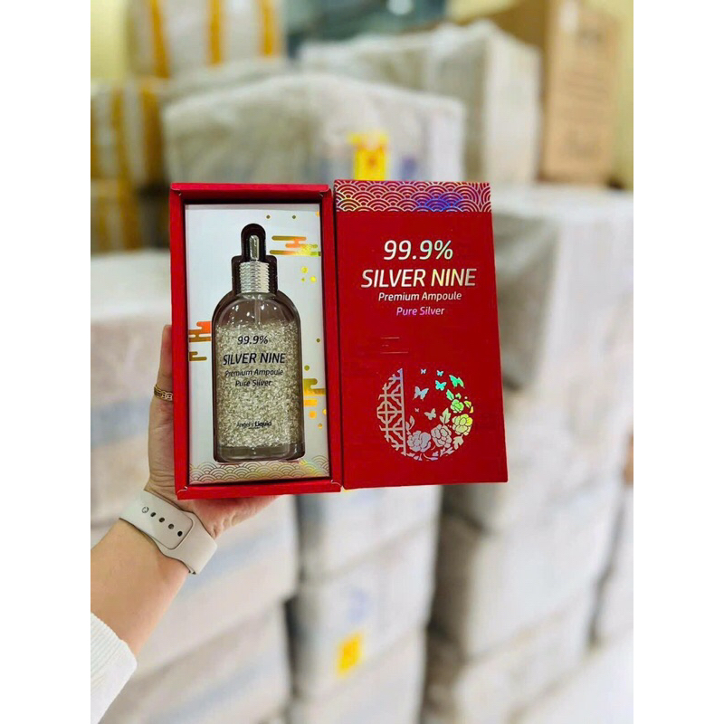 Serum Tinh Chất Bạc 99.9% Silver Nine 💖Freeship💖 Giảm 20k Khi Mua Đơn hàng 500k Tinh Chất Vàng bạc 99.9 silver