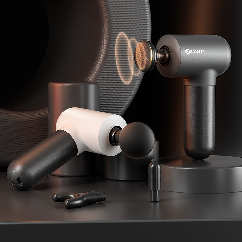 Máy Massage Cầm Tay Booster MINI V3 súng massage để thư giãn cơ bắp Chườm nóng để giảm mệt mỏi