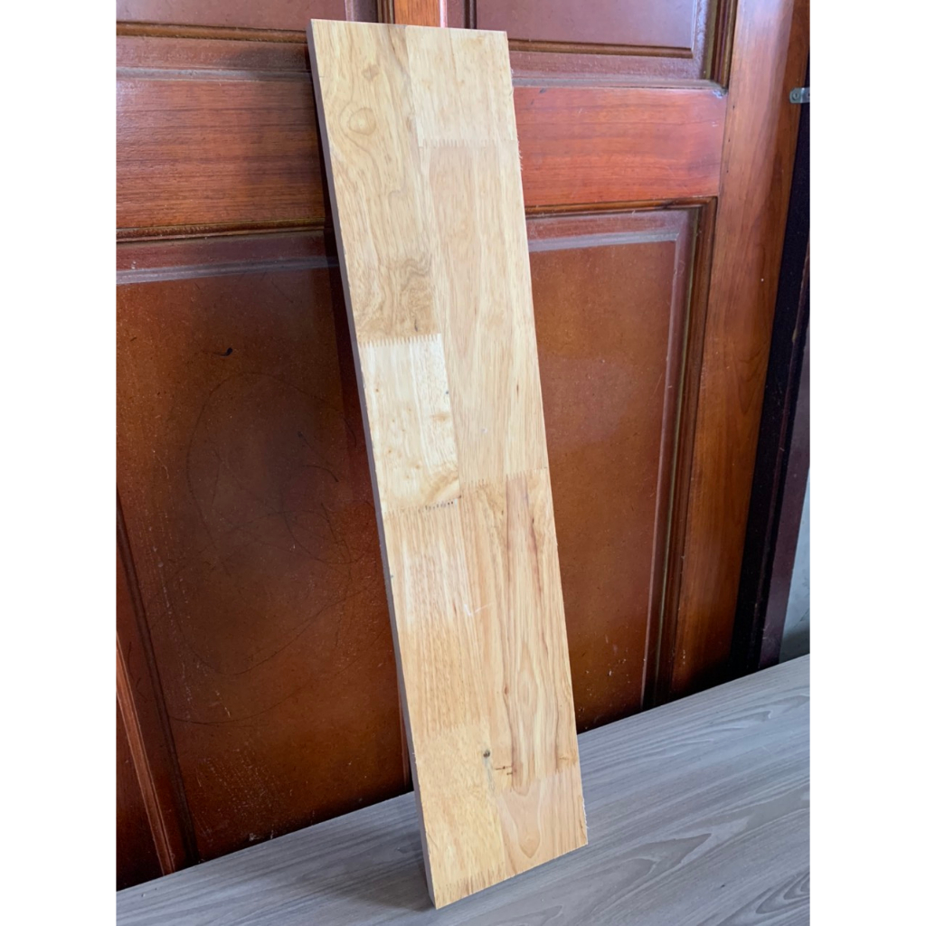 Tấm ván gỗ ghép cao su tự nhiên phủ PU , có cắt theo yêu cầu