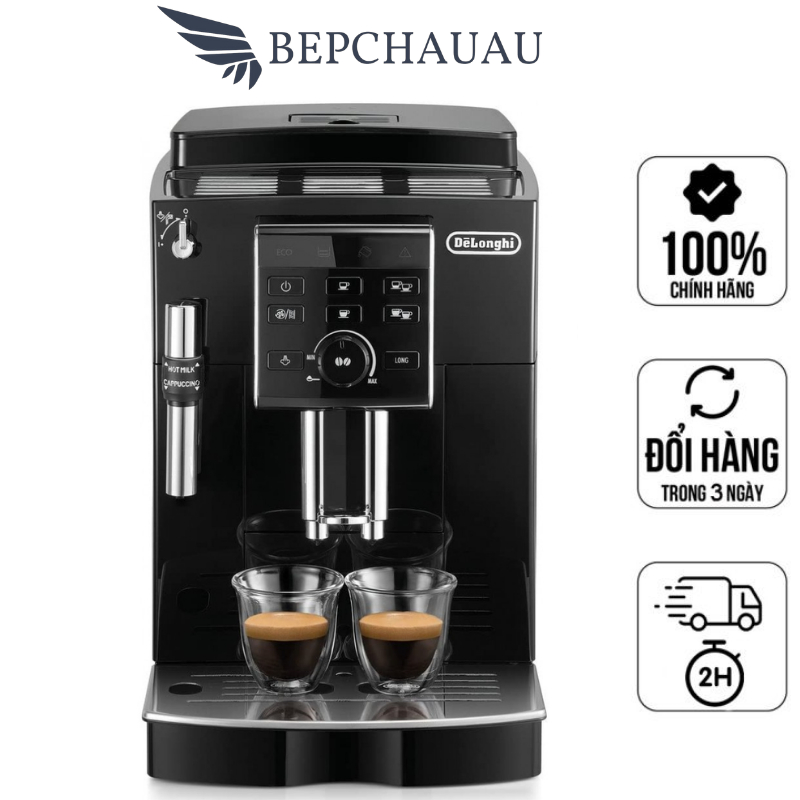 Máy Pha Cà Phê Tự Động DELONGHI ECAM 25.120.B, Máy Pha Cafe, Made in Romania, BH 12 Tháng, Bepchauau