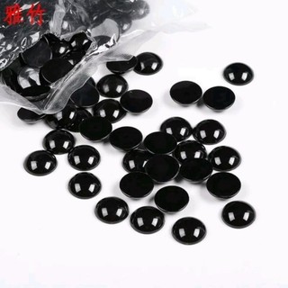 Set mắt dán đen kích thước từ 3mm đến 24mm