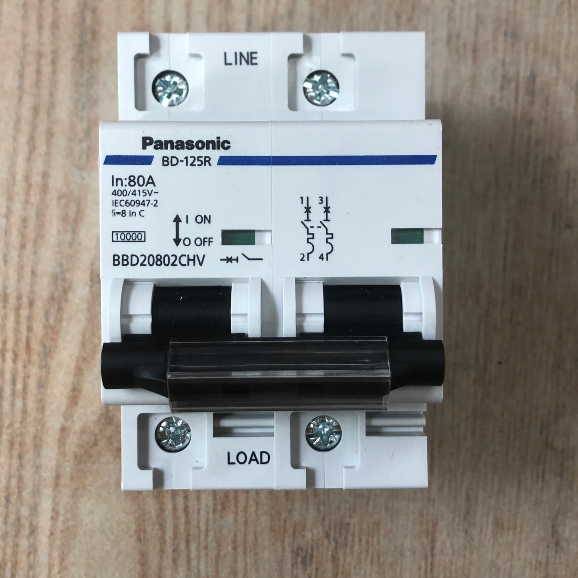 Aptomat 2 Pha PANASONIC 80A