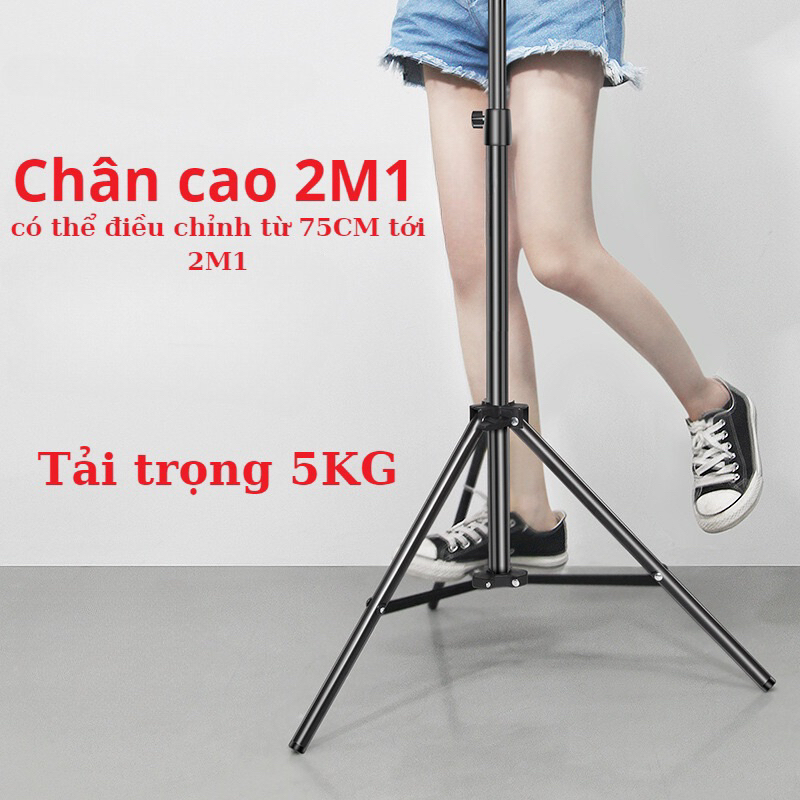 Giá đỡ điện thoại,Gậy chụp ảnh, Cây livestream điện thoại 3 chân có kẹp điện thoại hỗ trợ chụp ảnh quay video