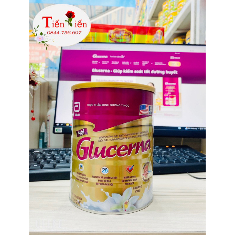 Sữa bột GLUCERNA 850g cho người bệnh tiểu đường