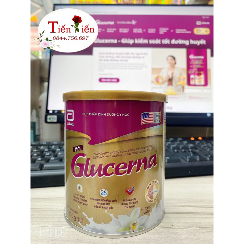 Sữa Glucerna 400g cho người bệnh tiểu đường