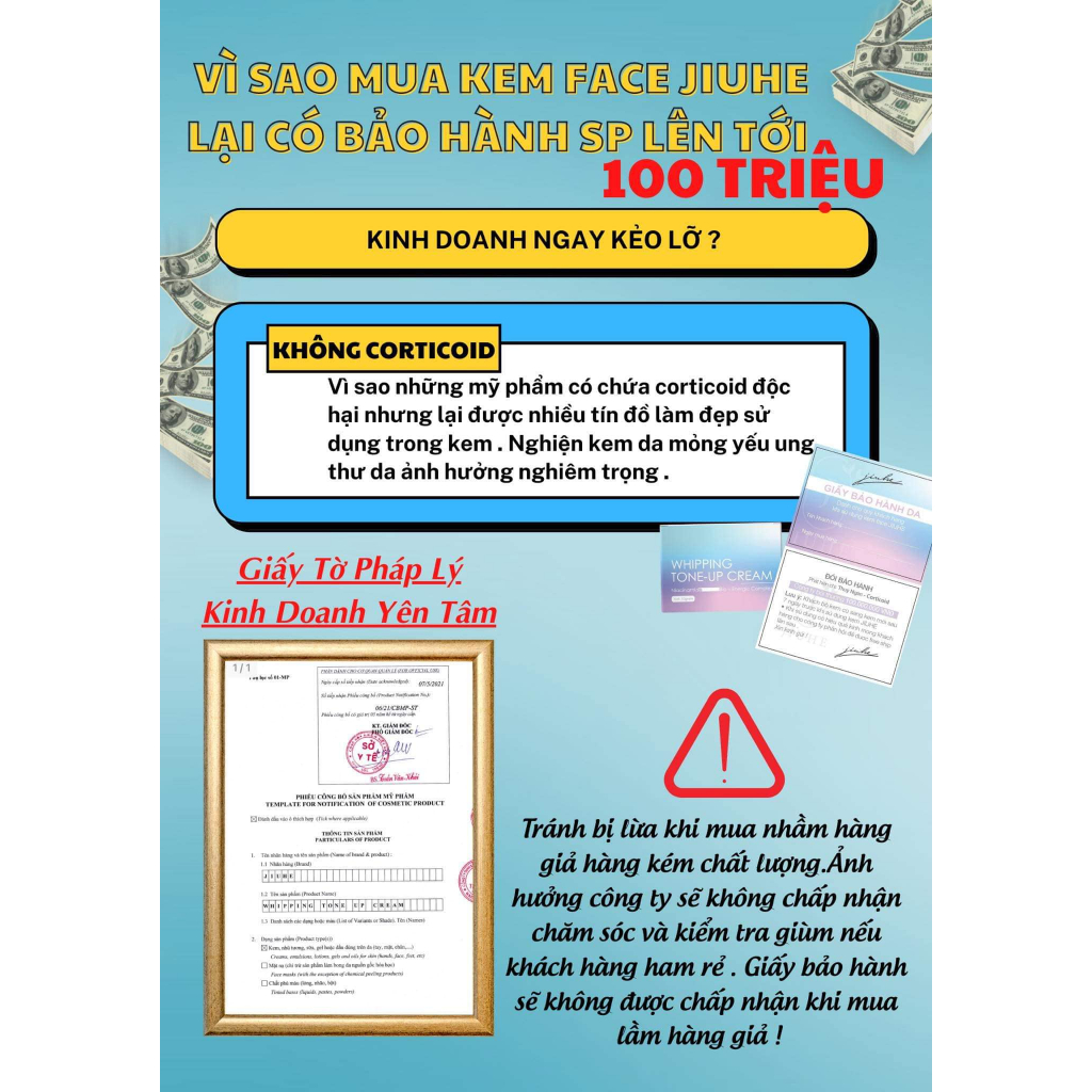 Kem Face Và Serum Jiuhe Thanh Tô Cosmetic Chính Hãng Date Mới